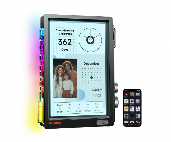 Цифрова рамка Divoom Times Frame 64 Gb Black RGB 10.1 дюйм